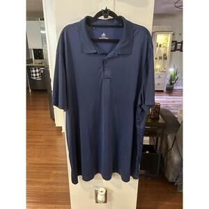 Adidas Men's Navy Blue Polo Shirt 3XL Primegreen
